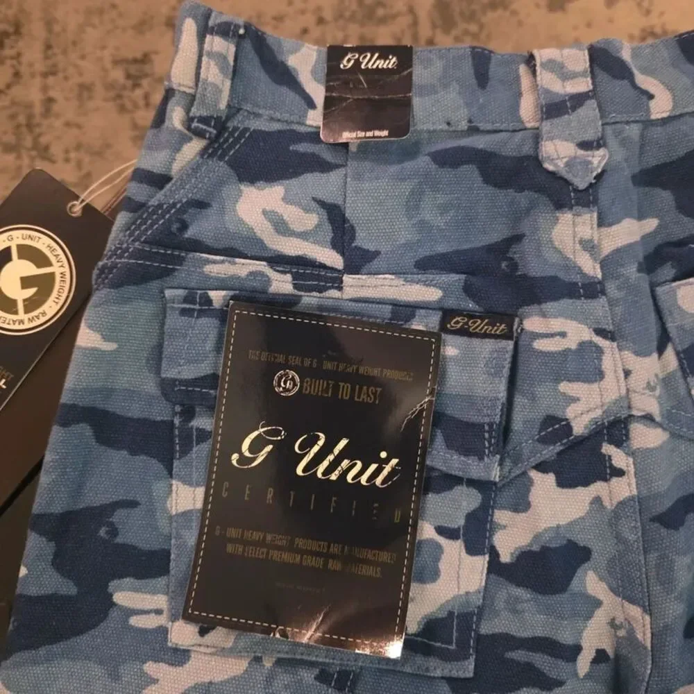 G Unit Y2K Camouflage Camo Military Field Pants Sz 16 (28) Vintage 50 Cent Jeans